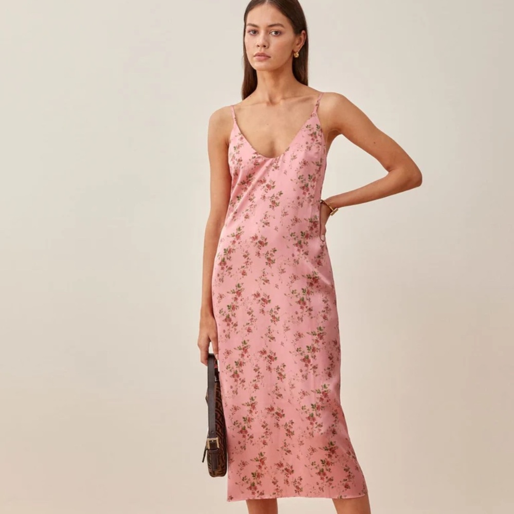 Reformation Silk Dress